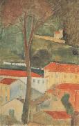 Amedeo Modigliani, Paysage a Cag (mk38)